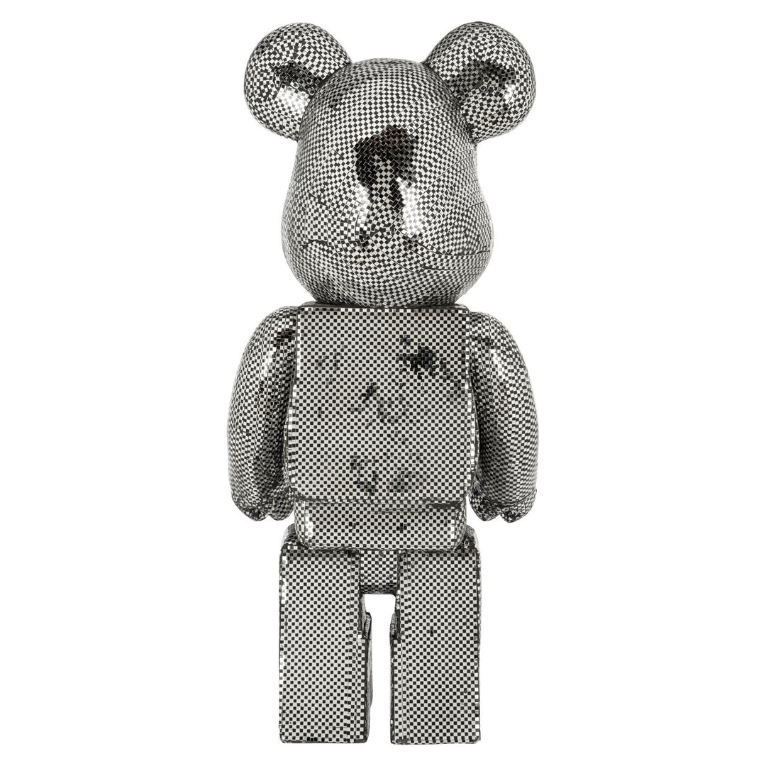 Decoratief object Bear silver large