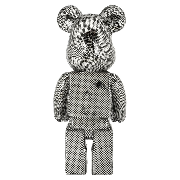 Decoratief object Bear silver large
