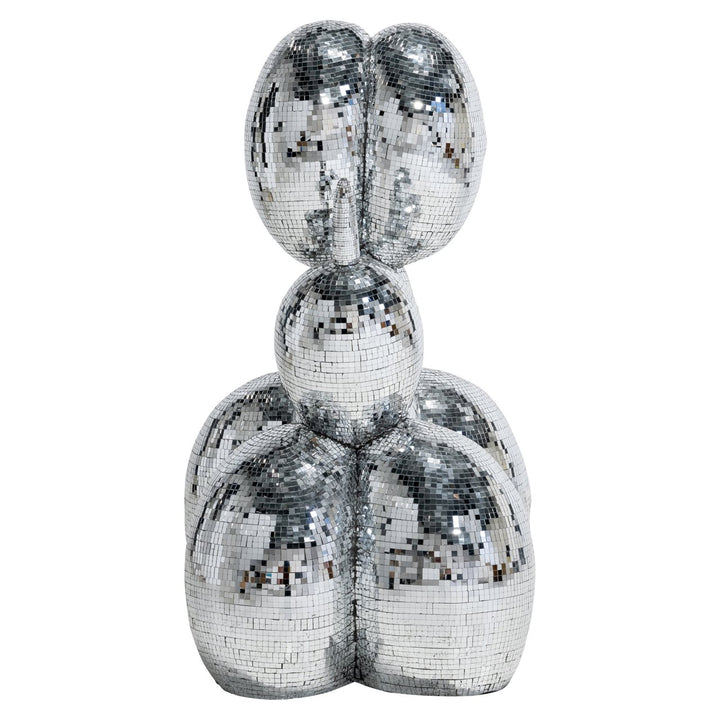 Decoratief object Dog silver large