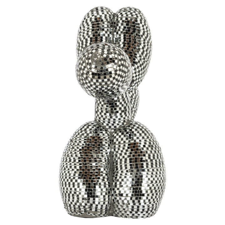 Decoratief object Dog silver small