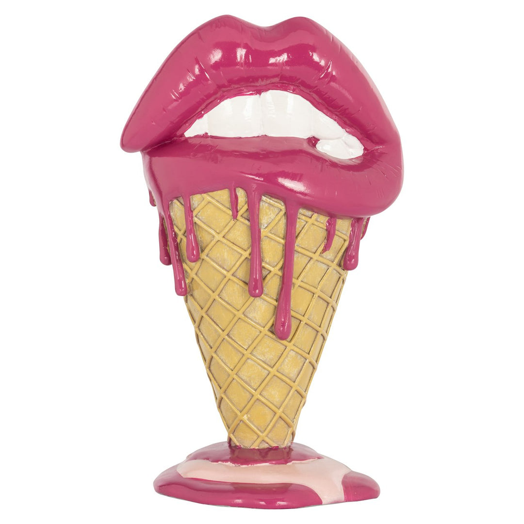 Decoratief object Lips pink