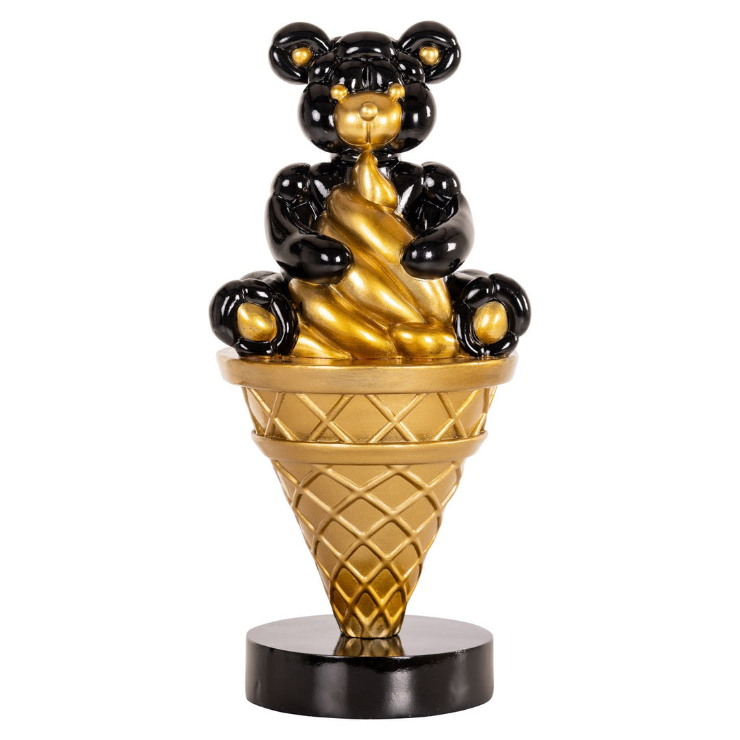 Decoratief object Harly black/gold