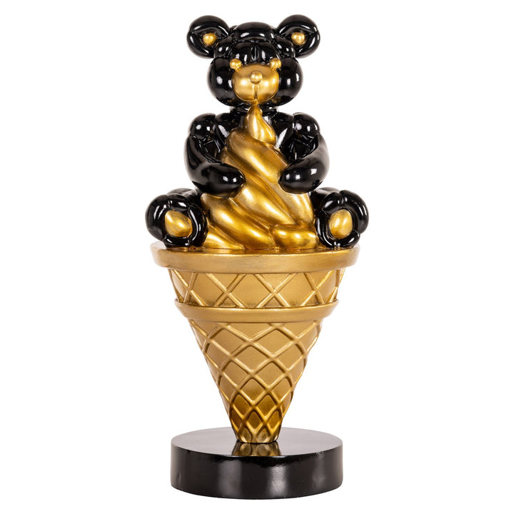 Decoratief object Harly black/gold