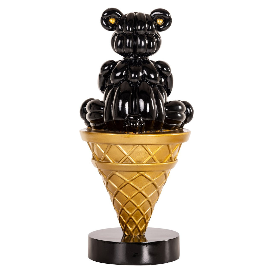 Decoratief object Harly black/gold