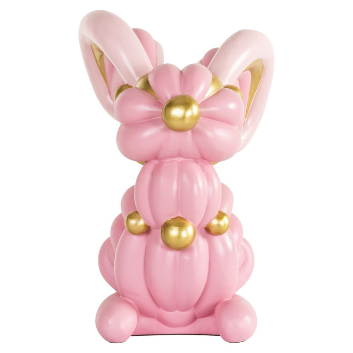 Decoratief object Rabbit pink