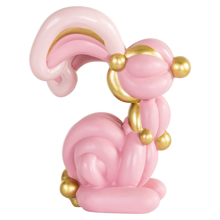 Decoratief object Rabbit pink