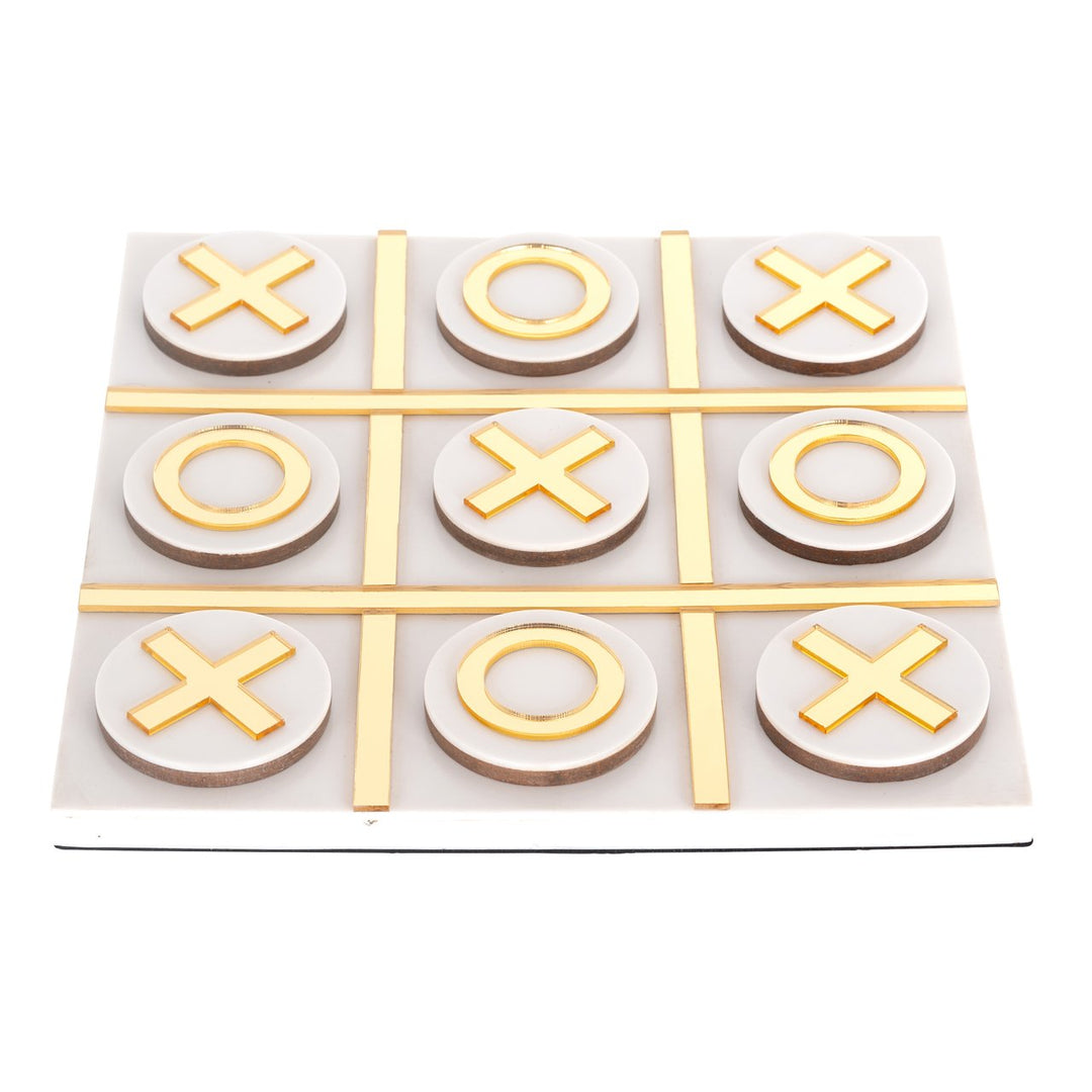 Decoratief spel Maylie white Tic-Tac-Toe