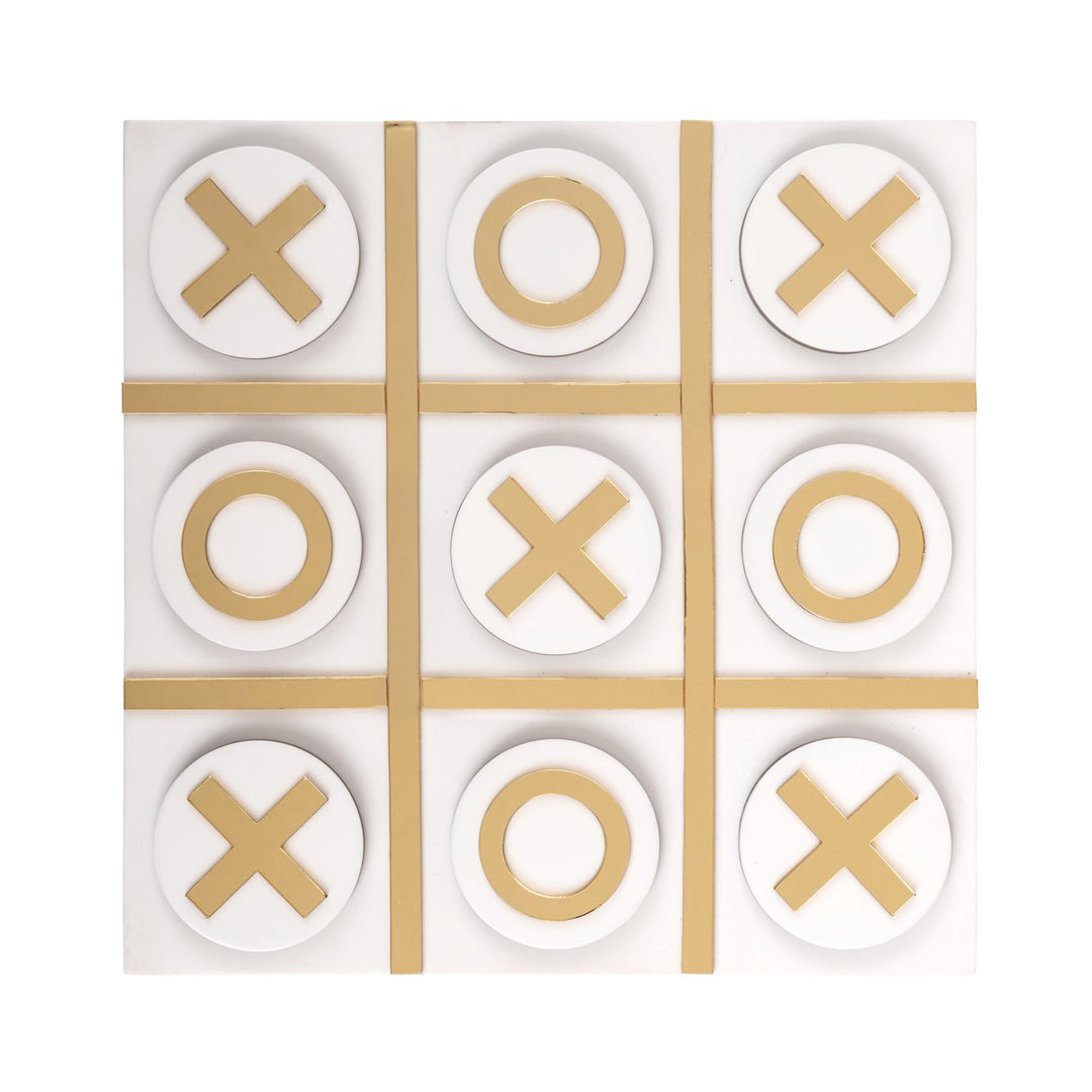 Decoratief spel Maylie white Tic-Tac-Toe