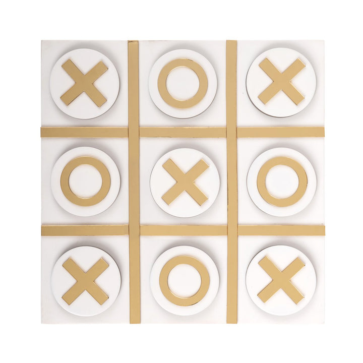 Decoratief spel Maylie white Tic-Tac-Toe
