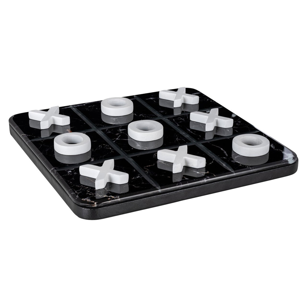 Decoratief spel Trixi black/white Tic-Tac-Toe