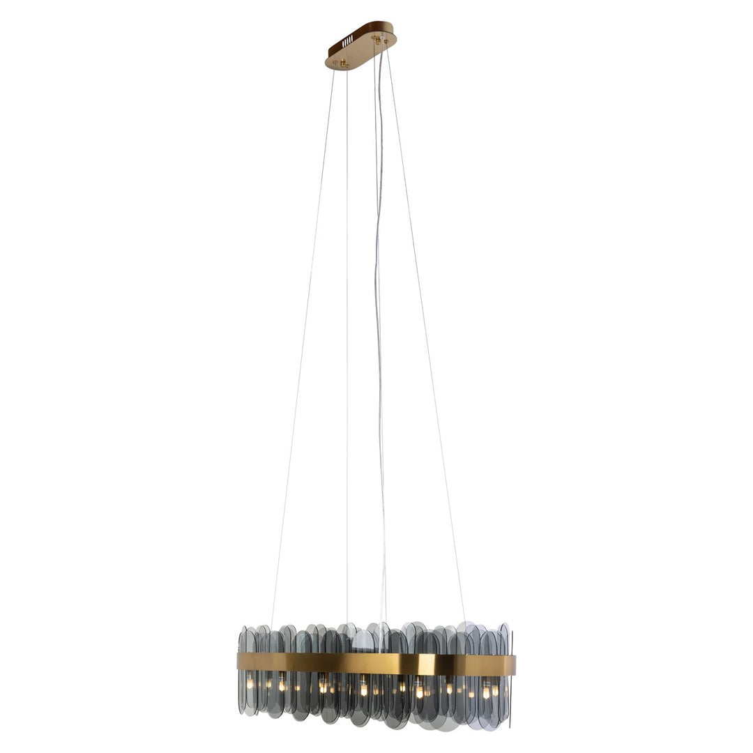 Hanglamp Julio brushed gold