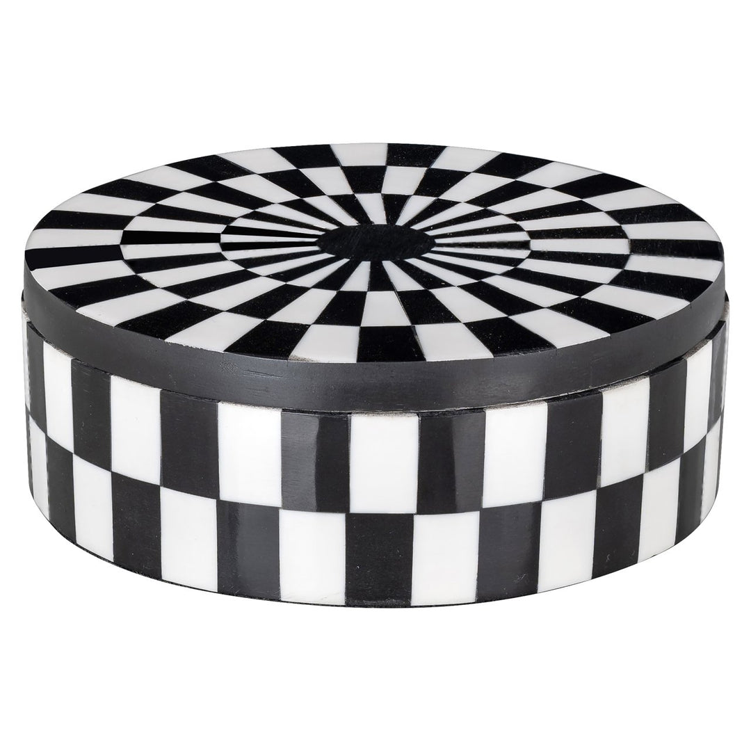 Opbergdoos Nore black/white