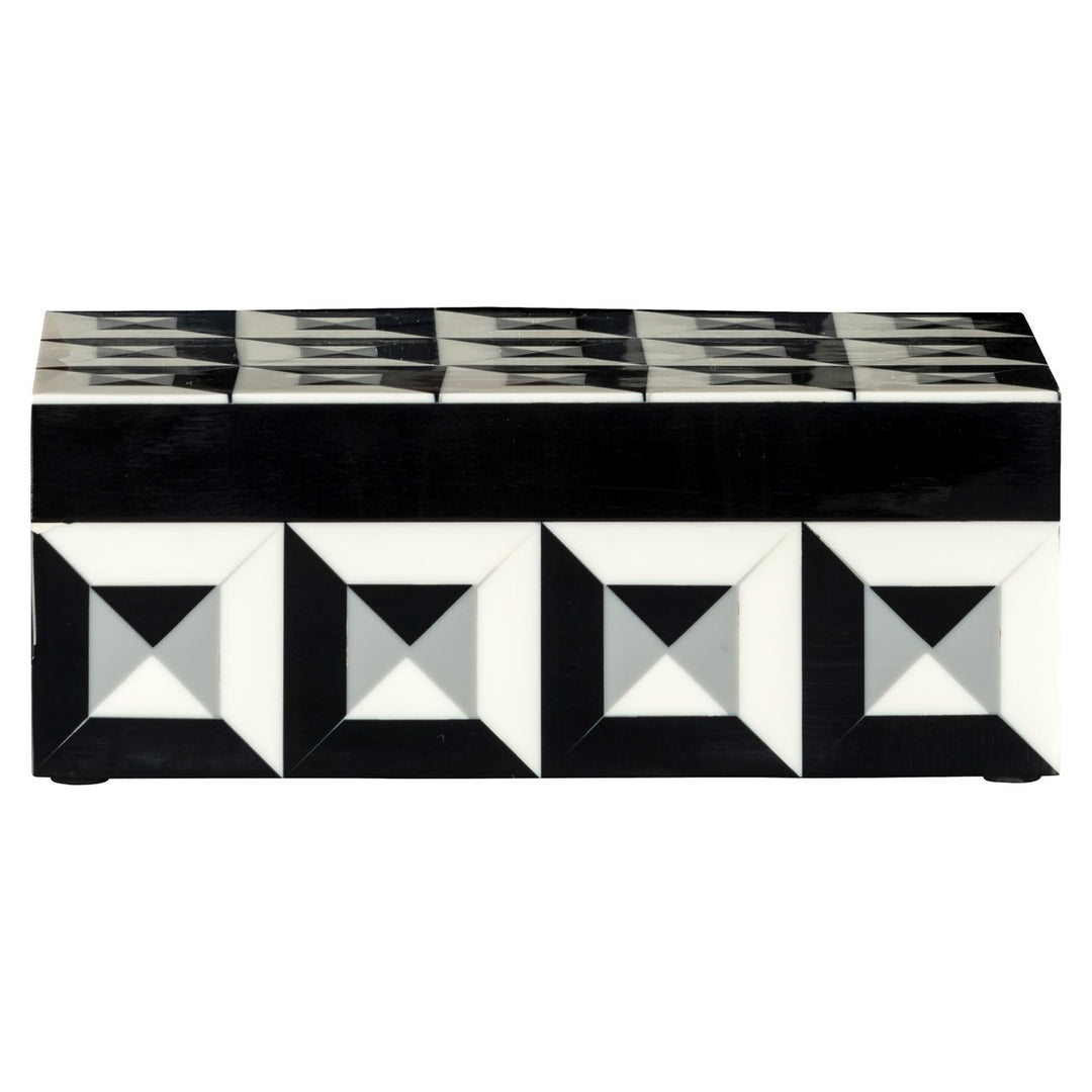 Opbergdoos Licia black/white