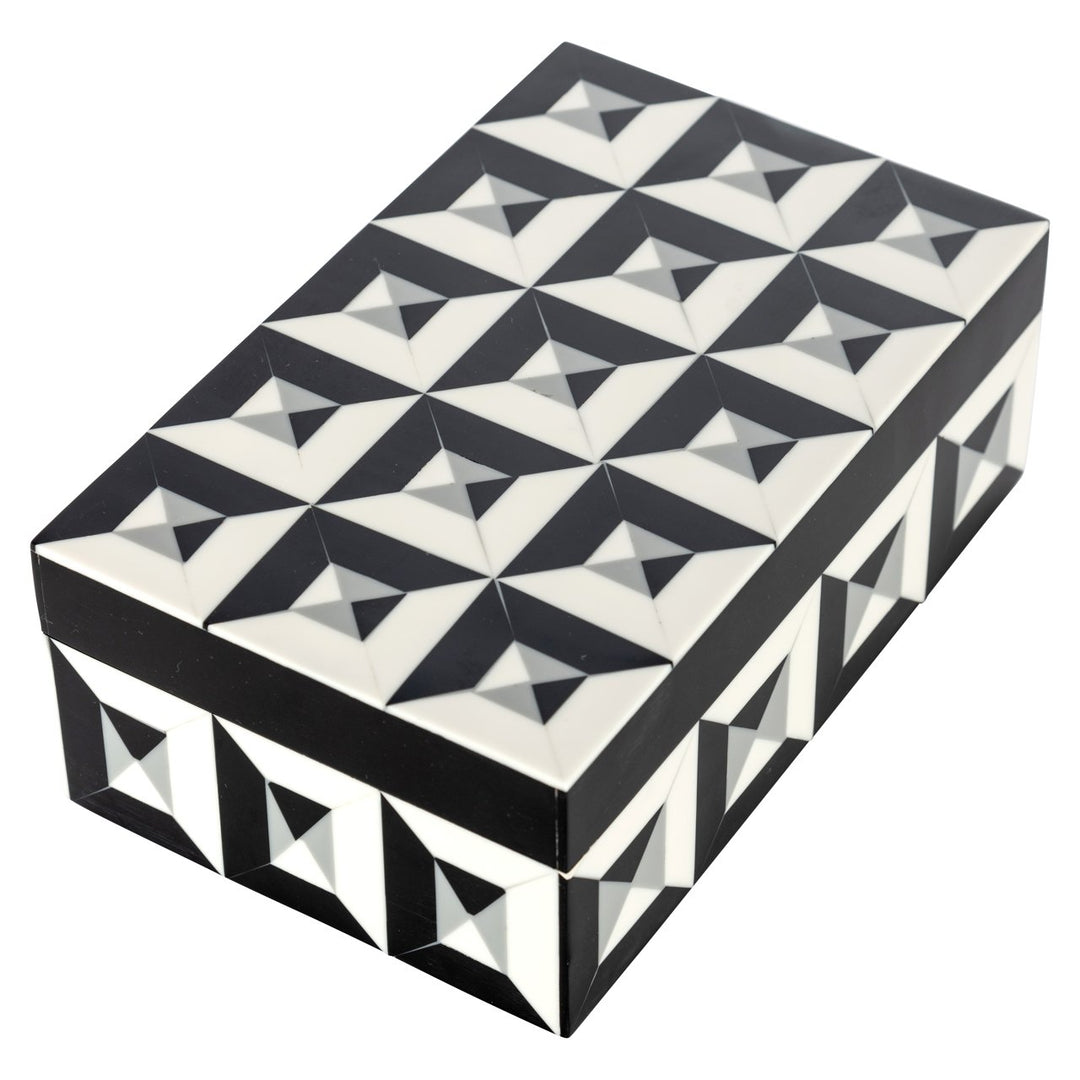 Opbergdoos Licia black/white