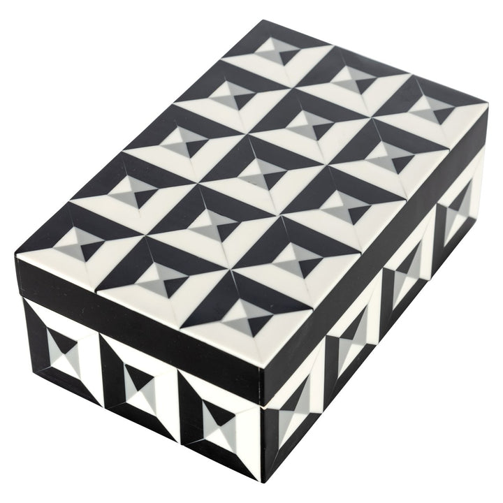 Opbergdoos Licia black/white