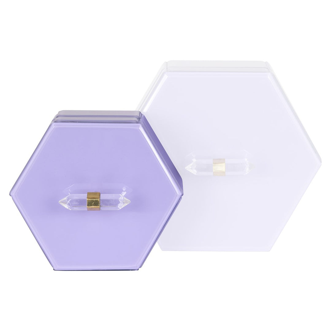 Opbergdoos Jutta purple small