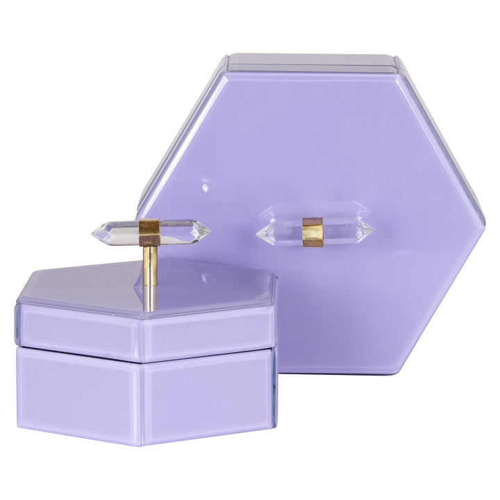 Opbergdoos Jutta purple small