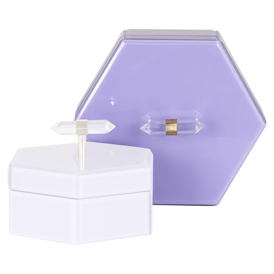 Opbergdoos Jutta purple large