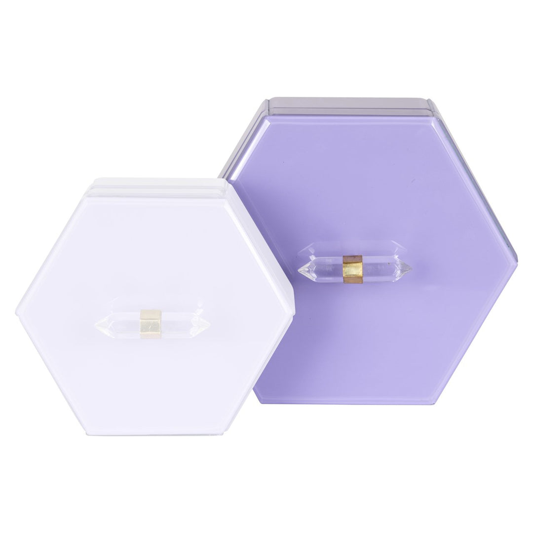Opbergdoos Jutta purple large