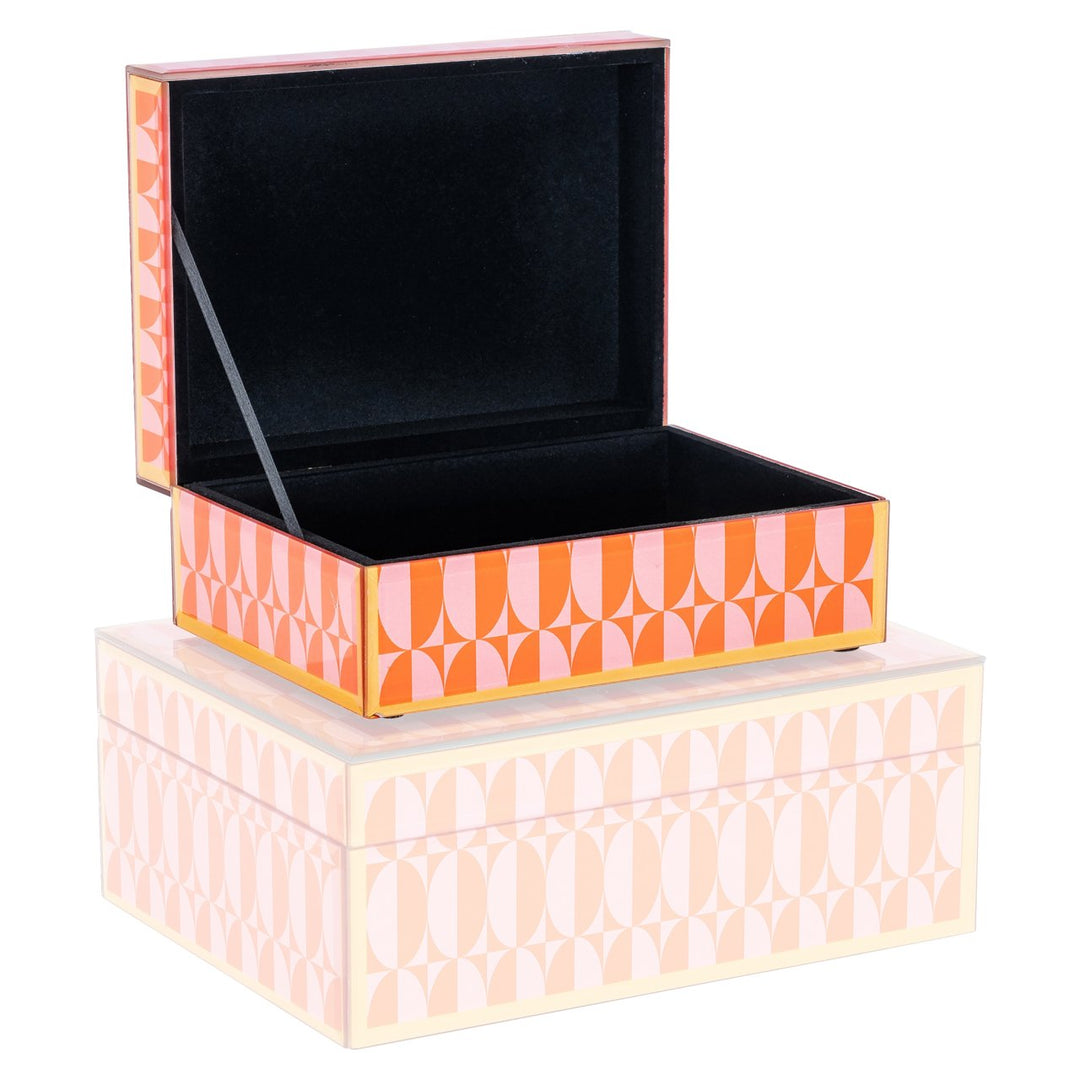 Opbergdoos Abba pink small