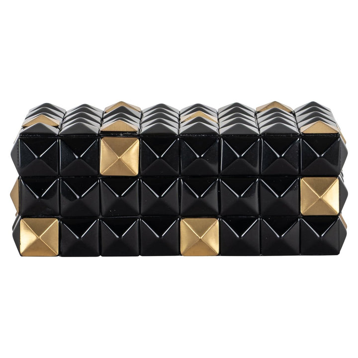 Opbergdoos Velicia black/gold