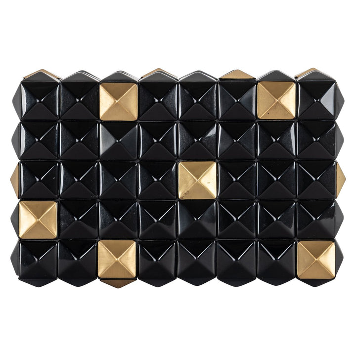 Opbergdoos Velicia black/gold