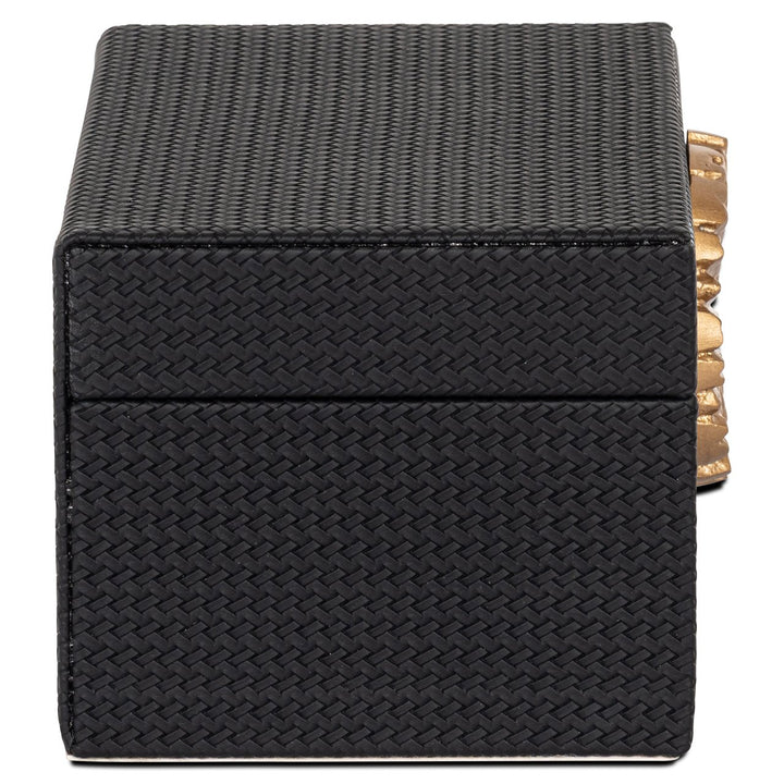 Opbergdoos Amal black/gold small