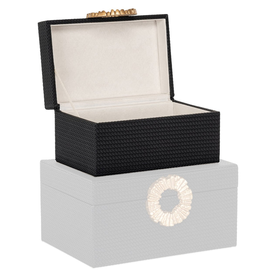 Opbergdoos Amal black/gold small