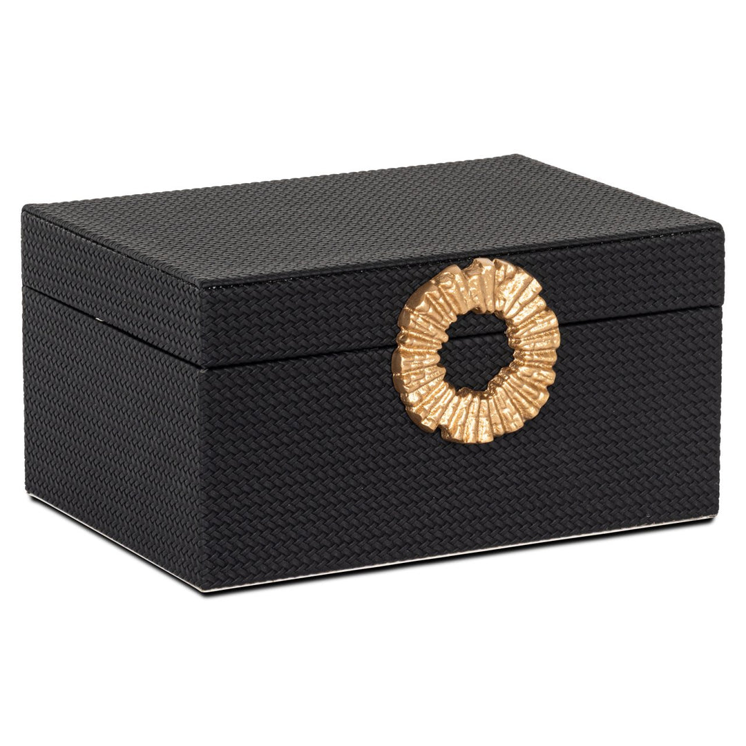 Opbergdoos Amal black/gold large
