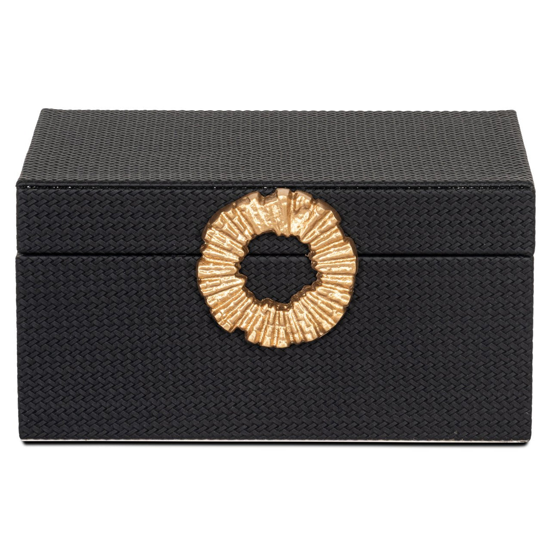 Opbergdoos Amal black/gold large