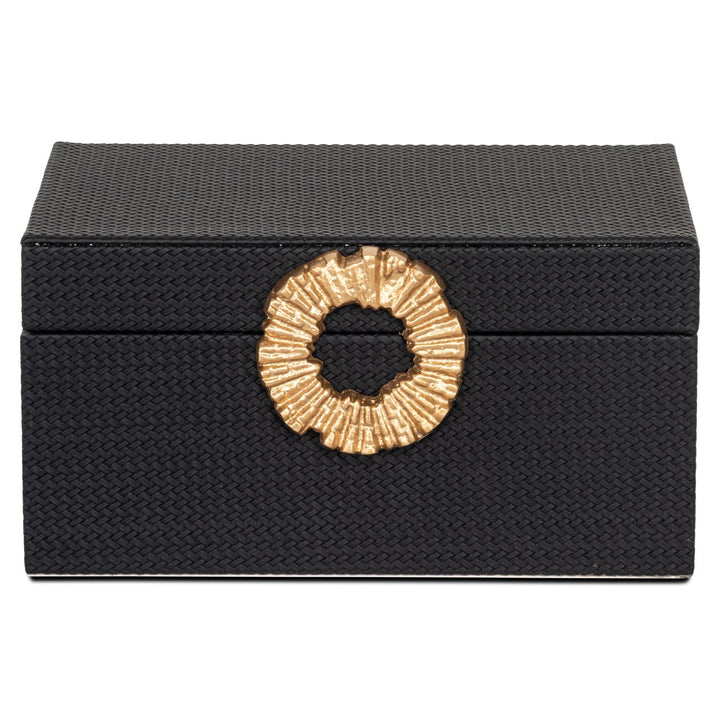 Opbergdoos Amal black/gold large