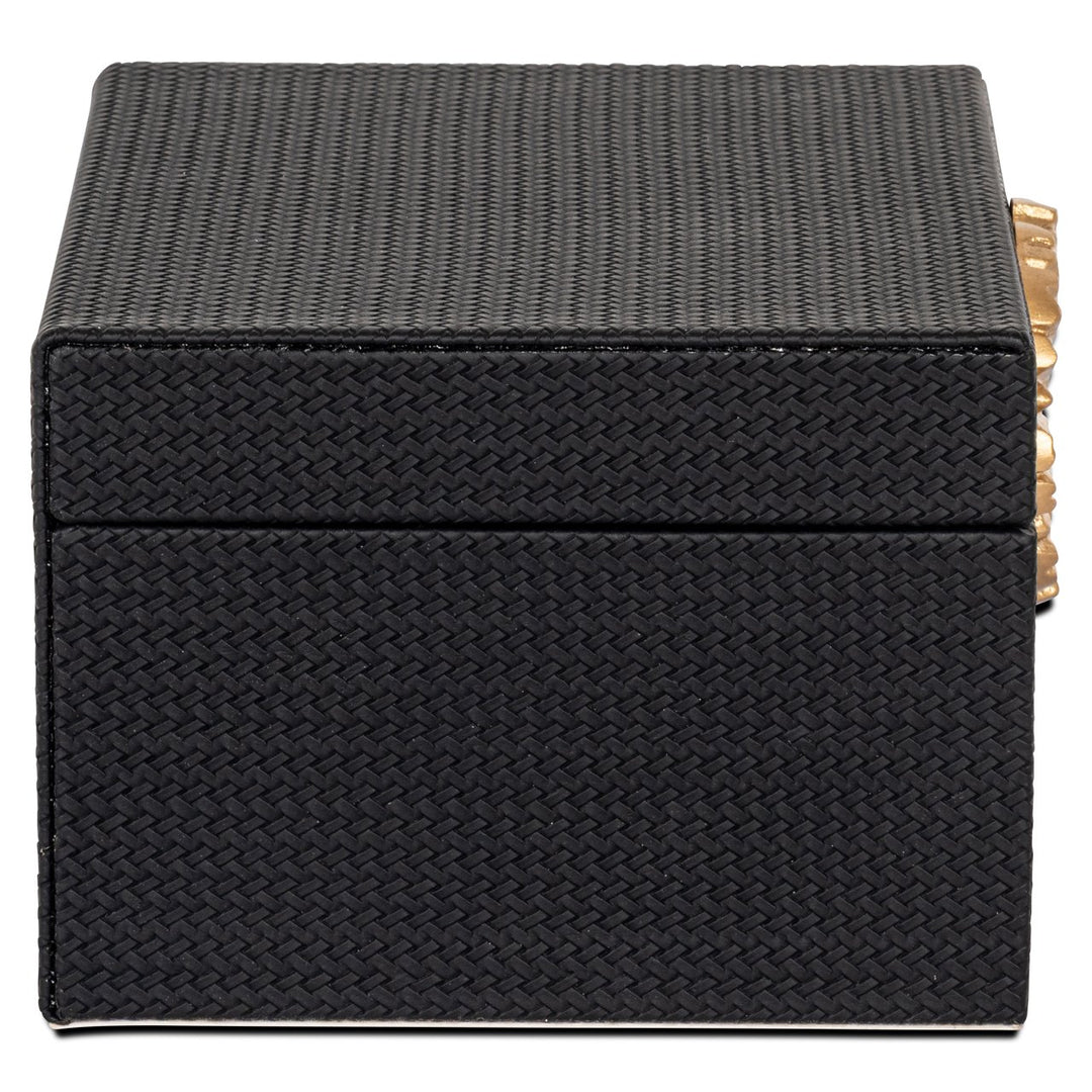 Opbergdoos Amal black/gold large