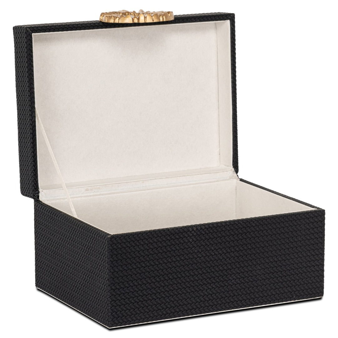 Opbergdoos Amal black/gold large