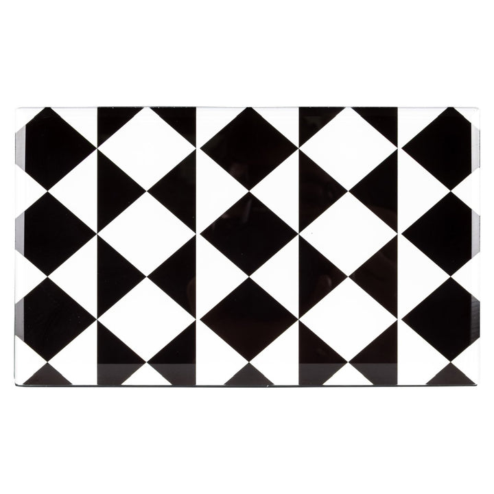 Opbergdoos Silas black/white small