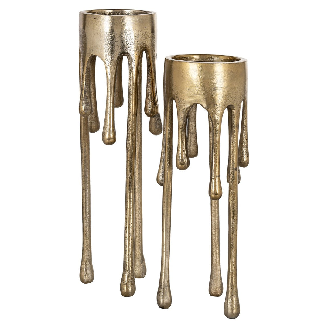 Kandelaar Lorin brushed gold small