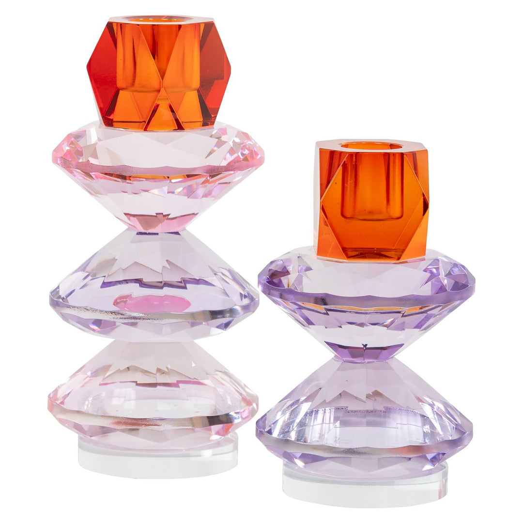 Kandelaar Yalena purple small