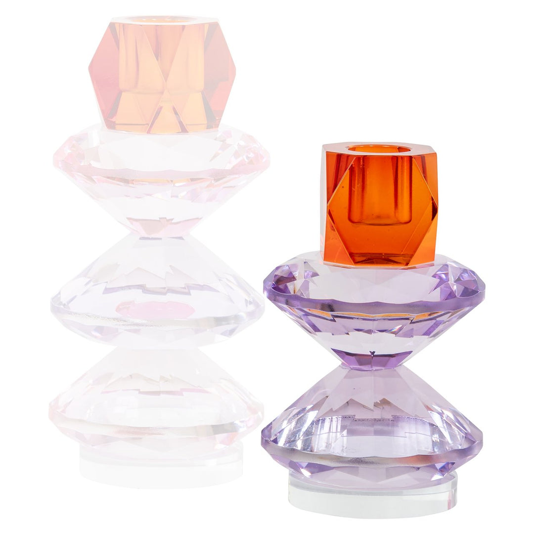 Kandelaar Yalena purple small
