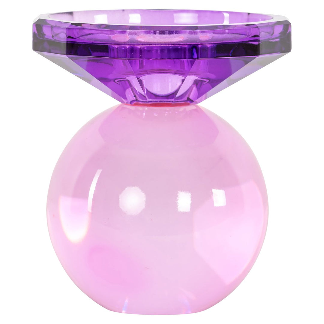 Kandelaar Una pink