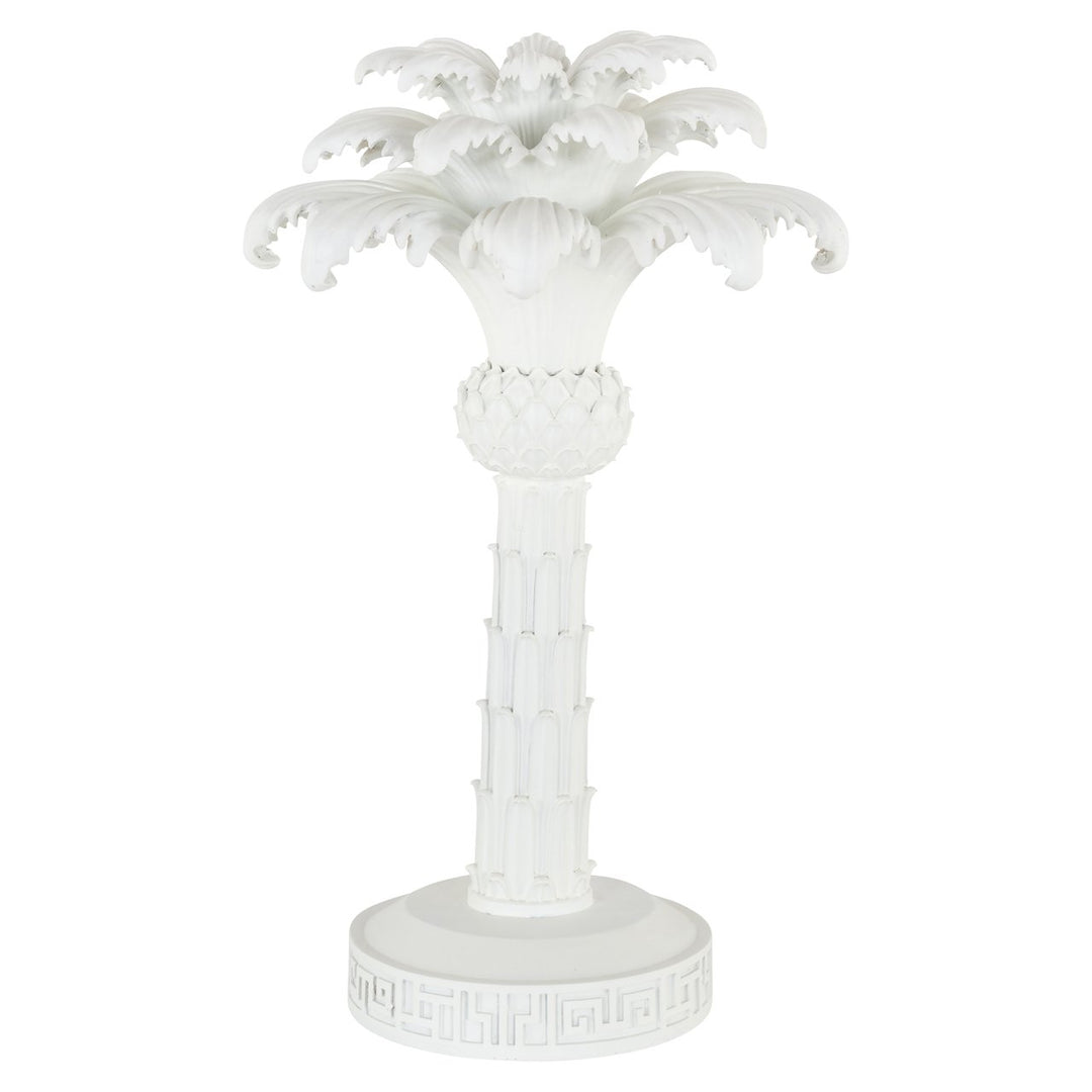 Kandelaar Palma white small