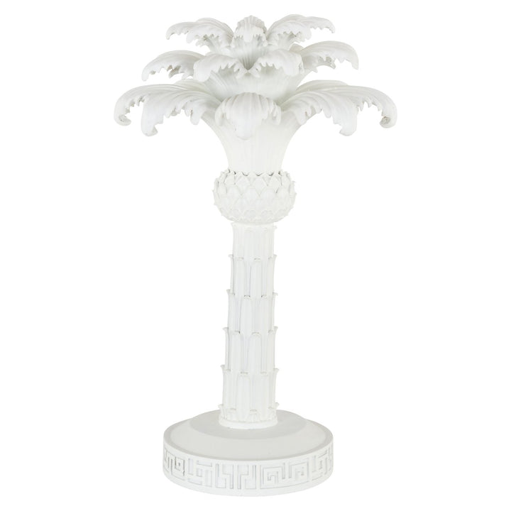 Kandelaar Palma white small