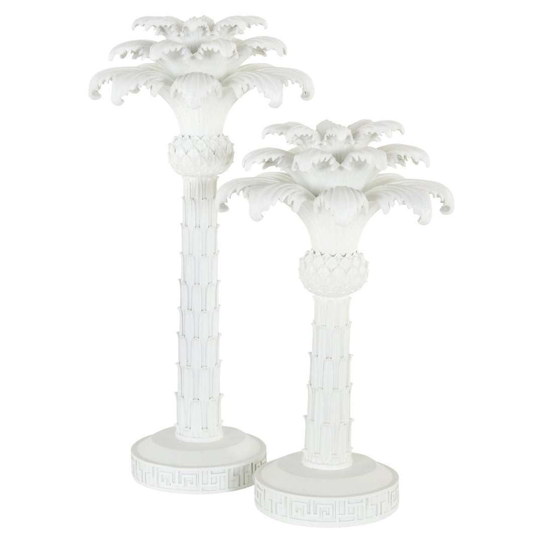Kandelaar Palma white small