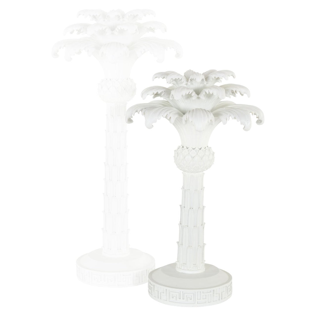 Kandelaar Palma white small