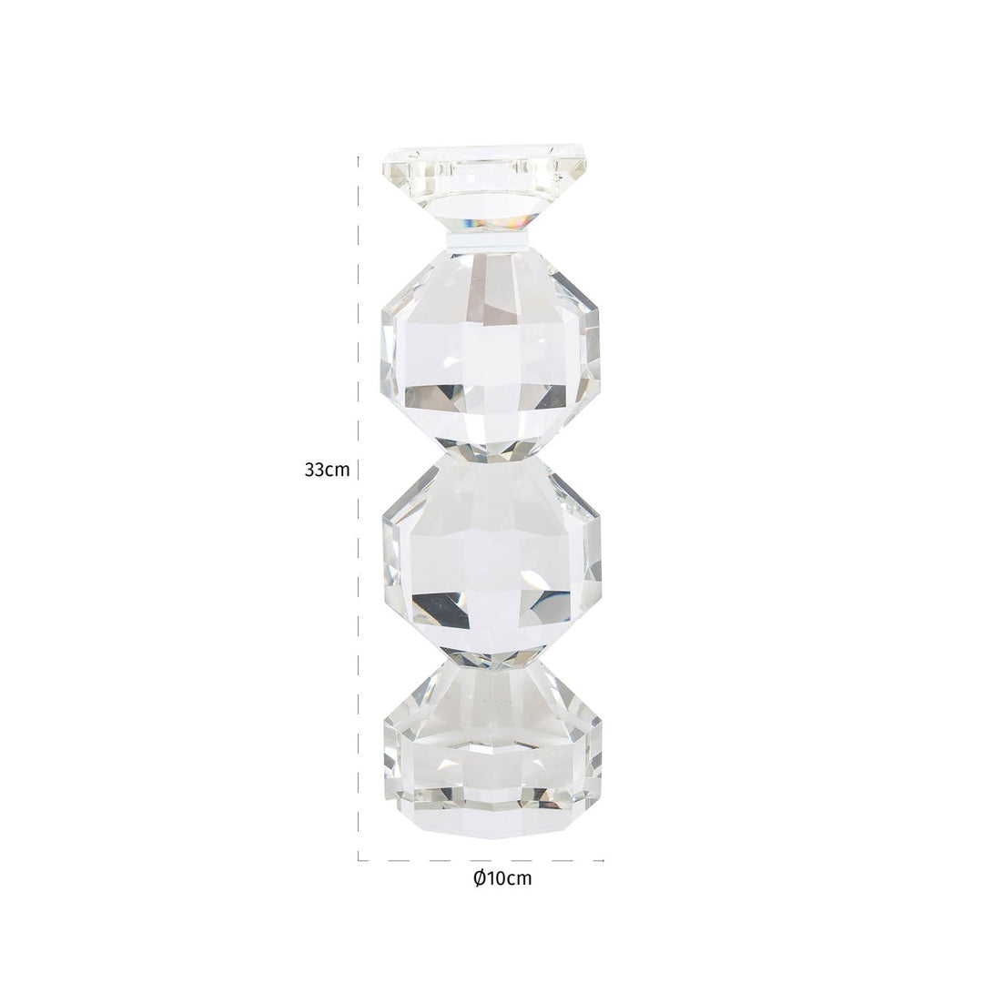 Kandelaar Safia clear transparent small