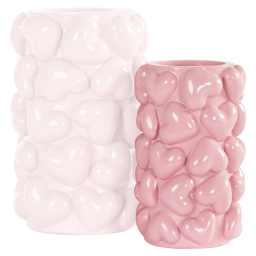 Kandelaar Emel pink small
