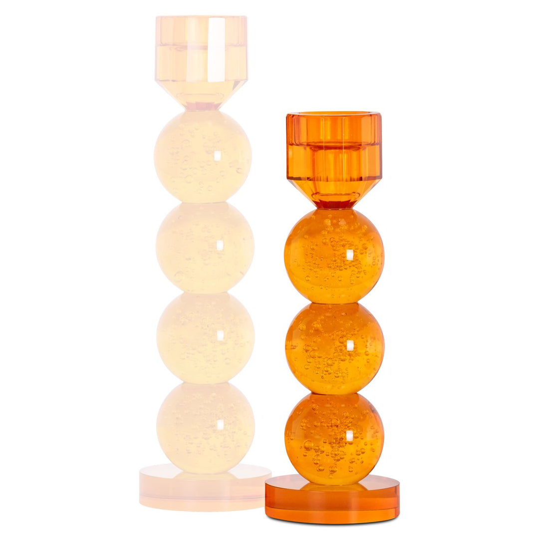 Kandelaar Raylan orange small