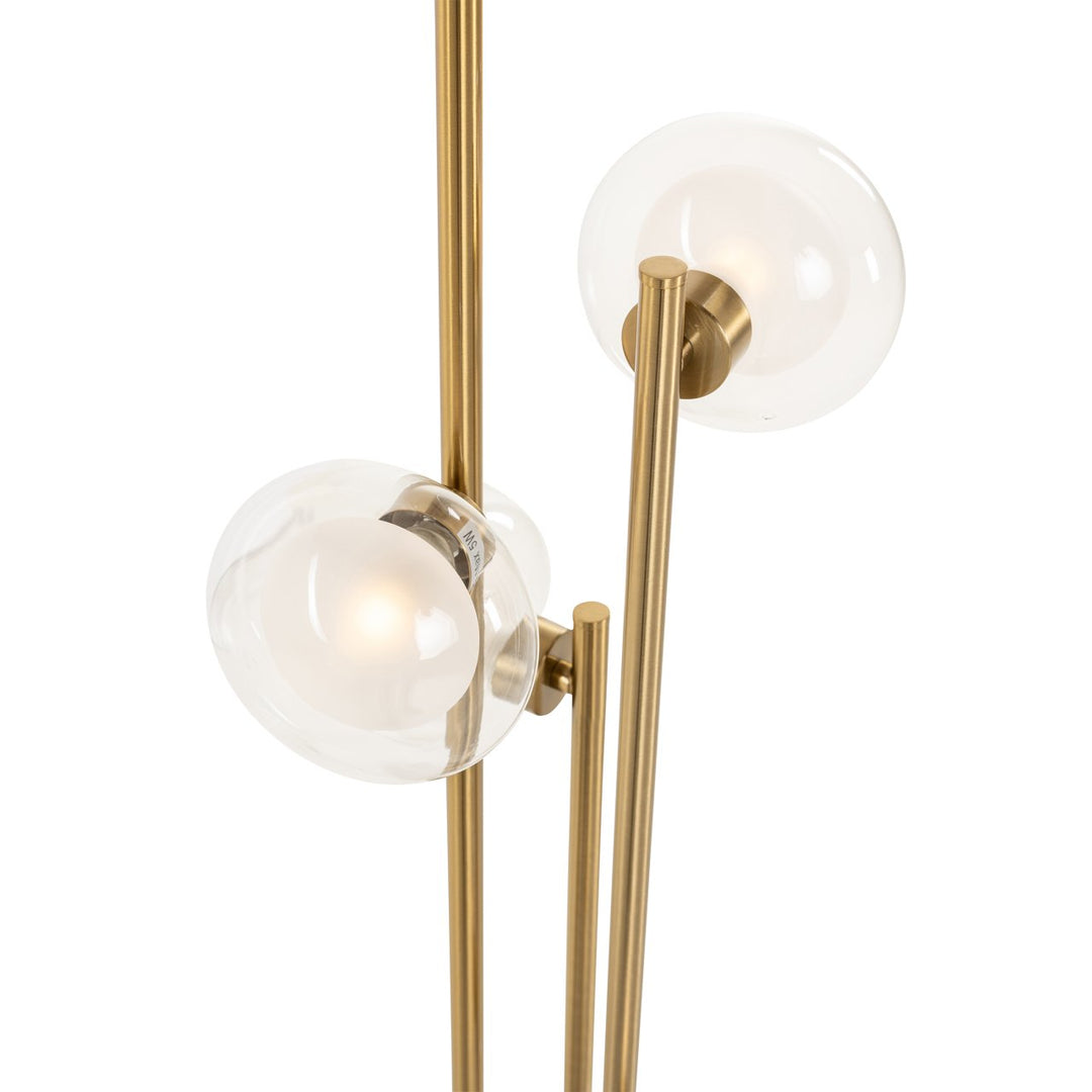 Vloerlamp Luva brushed gold