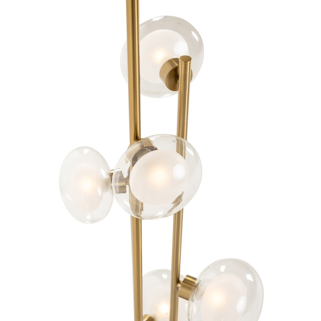 Vloerlamp Luva brushed gold