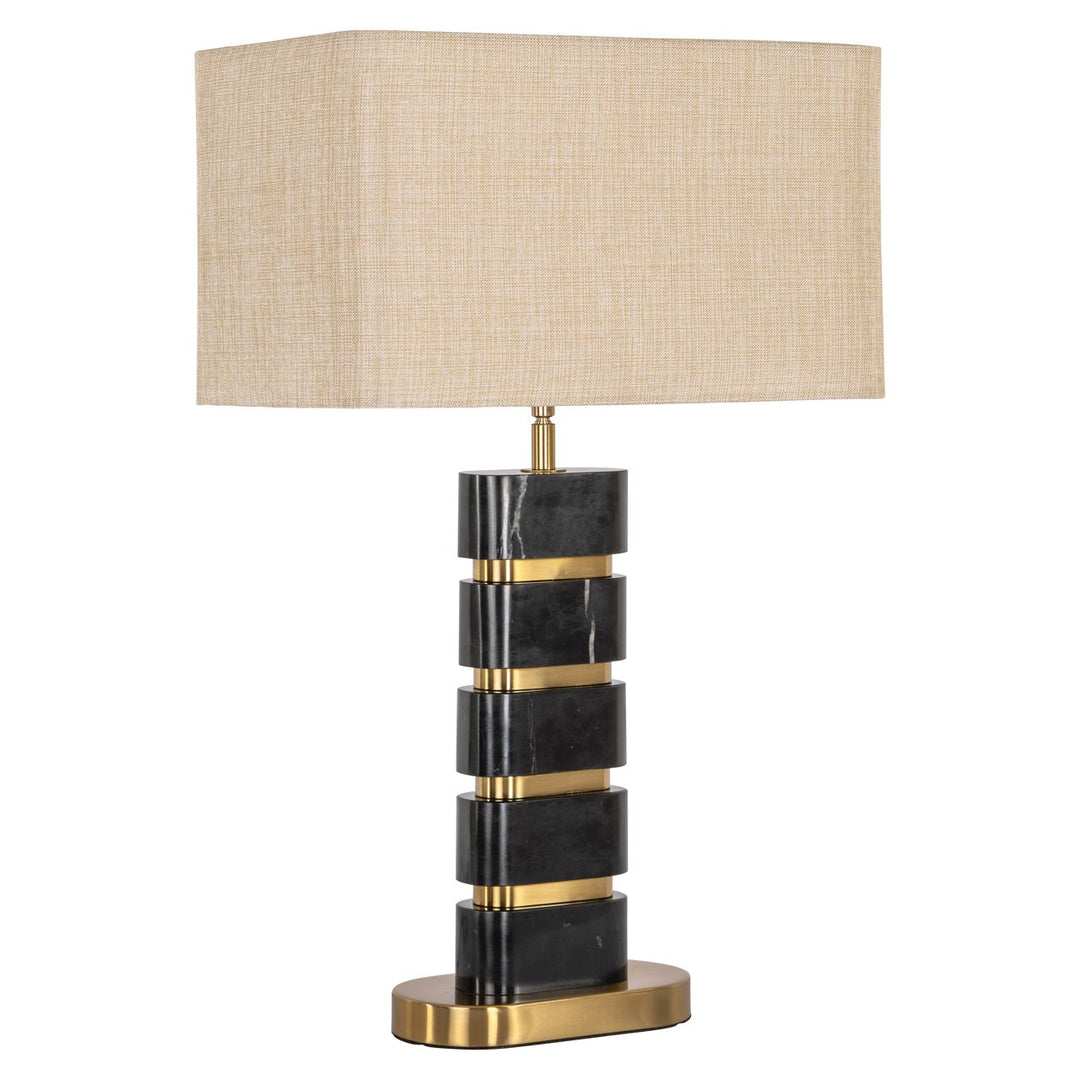 Tafellamp Levina black/gold