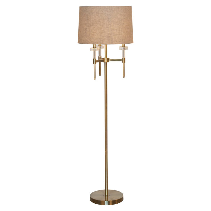 Vloerlamp Josie brushed gold