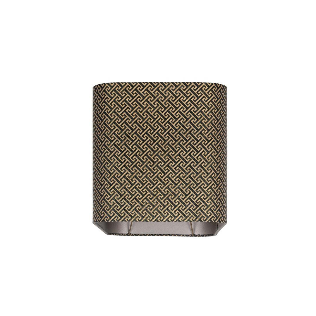 Lampenkap Geo black rectangular